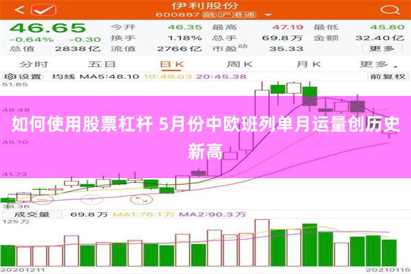 如何使用股票杠杆 5月份中欧班列单月运量创历史新高