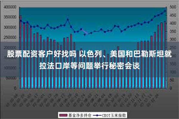 股票配资客户好找吗 以色列、美国和巴勒斯坦就拉法口岸等问题举行秘密会谈