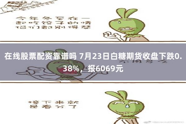 在线股票配资靠谱吗 7月23日白糖期货收盘下跌0.38%，报6069元