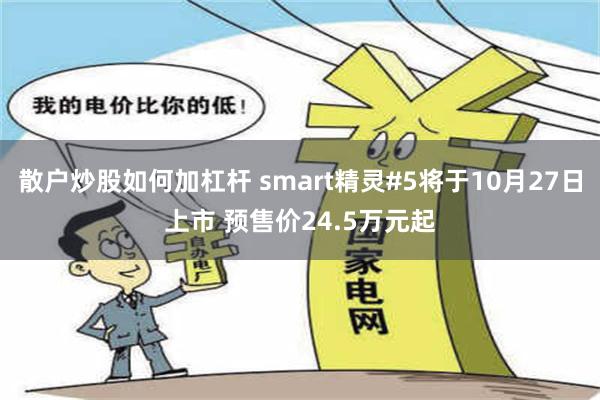 散户炒股如何加杠杆 smart精灵#5将于10月27日上市 预售价24.5万元起